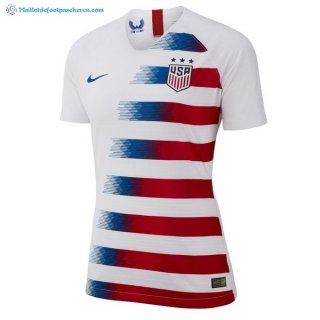 Maillot États Unis Domicile Femme 2018 Blanc Pas Cher