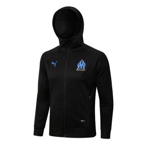 Sweat Shirt Capuche Ensemble Complet Marseille 2022 2023 Noir