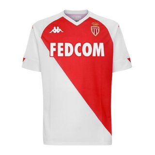 Thailande Maillot AS Monaco Domicile 2020 2021 Rouge Blanc Pas Cher