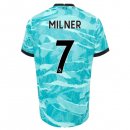 Maillot Liverpool NO.7 Milner Exterieur 2020 2021 Bleu Pas Cher