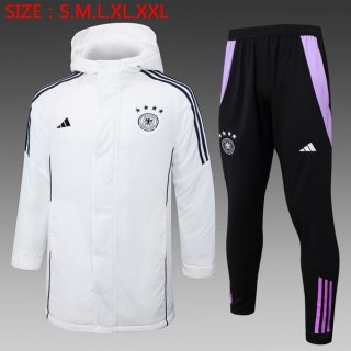 Doudoune Allemagne Ensemble Complet 2024 2025 Blanc Doudoune Allemagne Ensemble Complet 2024 2025 Blanc