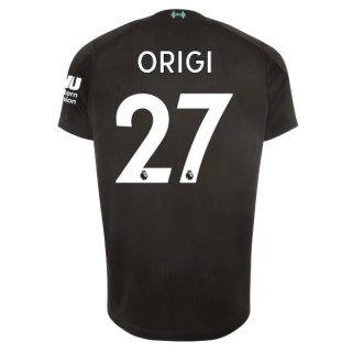 Maillot Liverpool NO.27 Origi Third 2019 2020 Noir Pas Cher Maillot Liverpool NO.27 Origi Third 2019 2020 Noir Pas Cher