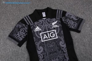 Maillot Rugby All Blacks Maori 2017 2018 Noir Pas Cher