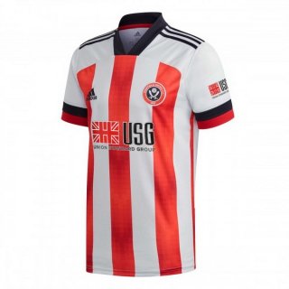 Thailande Maillot Sheffield United Domicile 2020 2021 Rouge Pas Cher