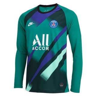 Maillot Paris Saint Germain ML Gardien 2019 2020 Vert Pas Cher