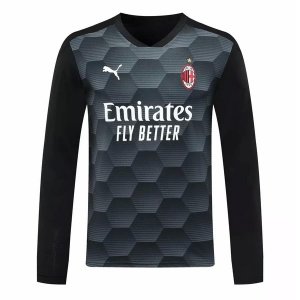 Maillot AC Milan Exterieur ML Gardien 2020 2021 Noir Pas Cher