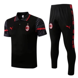 Polo AC Milan Ensemble Complet 2022 2023 Noir Polo AC Milan Ensemble Complet 2022 2023 Noir