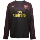 Maillot Arsenal Domicile ML Gardien 2018 2019 Noir Pas Cher