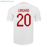 Maillot Angleterre Domicile Lingard 2018 Blanc Pas Cher