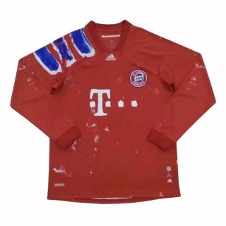 Maillot Bayern Munich Human Race ML 2020 2021 Rouge Pas Cher