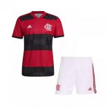Maillot Flamengo Domicile Enfant 2021 2022 Rouge Pas Cher
