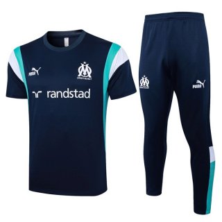 Thailande Maillot Marseille Ensemble Complet 2024 Bleu 2 Thailande Maillot Marseille Ensemble Complet 2024 Bleu 2