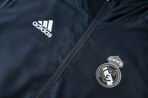Coupe Vent Real Madrid 2018 2019 Gris Marine Pas Cher