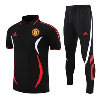 Polo Manchester United Ensemble Complet 2022 2023 Noir Polo Manchester United Ensemble Complet 2022 2023 Noir