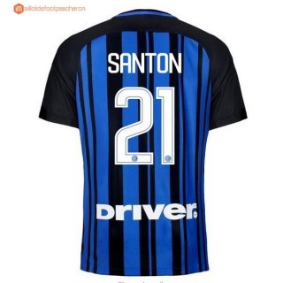Maillot Inter Domicile Santon 2017 2018 Pas Cher Maillot Inter Domicile Santon 2017 2018 Pas Cher