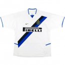 Maillot Inter Milan Exterieur Retro 2002 2003 Blanc Pas Cher