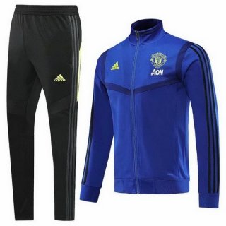 Survetement Enfant Manchester United 2019 2020 Bleu Marine Pas Cher