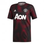 Entrainement Manchester United 2018 2019 Noir Rouge Pas Cher