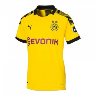 Maillot Borussia Dortmund Domicile Femme 2019 2020 Jaune Pas Cher