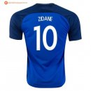 Maillot France Domicile Zidane 2016 Pas Cher