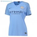 Maillot Manchester City Domicile Femme 2018 2019 Bleu Pas Cher