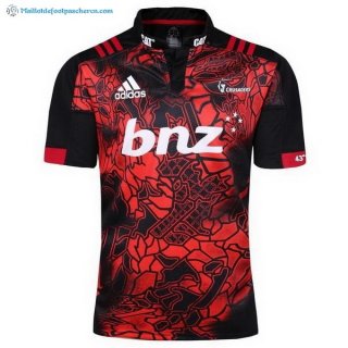 Maillot Rugby Crusaders 2017 2018 Rouge Pas Cher