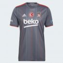 Thailande Maillot Besiktas Third 2021 2022 Gris Pas Cher