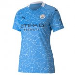 Maillot Manchester City Domicile Femme 2020 2021 Bleu Pas Cher