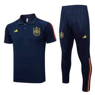 Polo Espagne Ensemble Complet 2023 2024 Bleu Polo Espagne Ensemble Complet 2023 2024 Bleu
