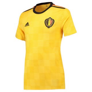 Maillot Belgique Exterieur Femme 2018 Jaune Pas Cher Maillot Belgique Exterieur Femme 2018 Jaune Pas Cher