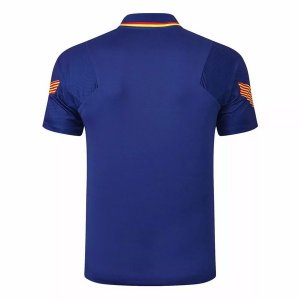 Polo Barcelona 2020 2021 Bleu Orange Pas Cher