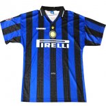 Maillot Inter Milan Domicile 1997/1998 Bleu Pas Cher