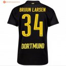 Maillot Borussia Dortmund Exterieur Bruun Larsen 2017 2018 Pas Cher