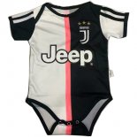 Maillot Juventus Domicile Onesies Enfant 2019 2020 Blanc Noir Pas Cher