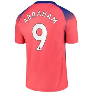 Maillot Chelsea NO.9 Abraham Third 2020 2021 Orange Pas Cher Maillot Chelsea NO.9 Abraham Third 2020 2021 Orange Pas Cher