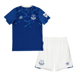 Maillot Everton Domicile Enfant 2019 2020 Azul Blanc Pas Cher