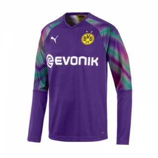 Maillot Borussia Dortmund ML Gardien 2019 2020 Purpura Pas Cher