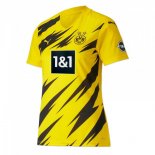 Maillot Borussia Dortmund Domicile Femme 2020 2021 Jaune Pas Cher