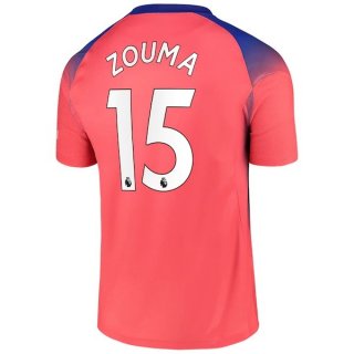 Maillot Chelsea NO.15 Zouma Third 2020 2021 Orange Pas Cher Maillot Chelsea NO.15 Zouma Third 2020 2021 Orange Pas Cher