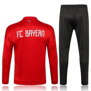 Survetement Bayern Munich 2018 2019 Noir Rouge Pas Cher