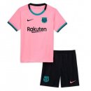 Maillot Barcelona Third Enfant 2020 2021 Rose Pas Cher