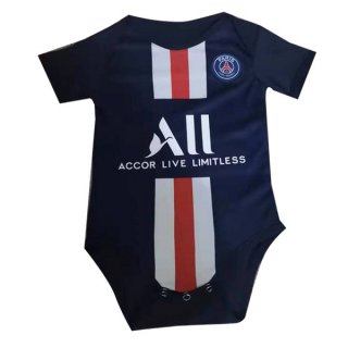 Maillot Paris Saint Germain Domicile Onesies Enfant 2019 2020 Bleu Pas Cher