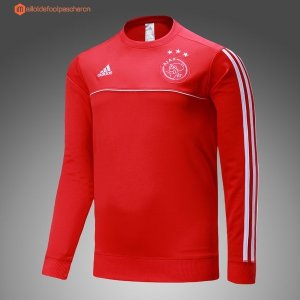 Survetement Ajax 2017 2018 Rouge Blanc Bleu Pas Cher