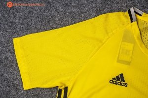 Entrainement Juventus Ensemble Complet 2017 2018 Jaune Bleu Pas Cher