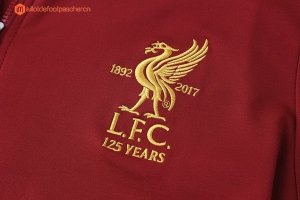 Survetement Liverpool 2017 2018 Rouge Marine Pas Cher