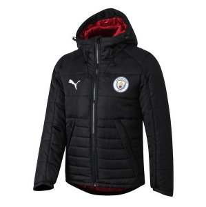 Veste Vers Le Bas Manchester City Ensemble Complet 2019 2020 Noir Pas Cher