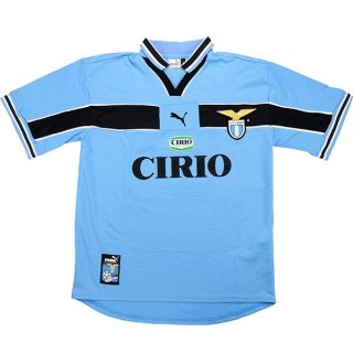 Maillot Lazio Domicile Retro 1998 2000 Bleu Clair Pas Cher