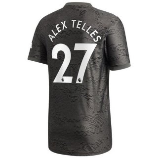 Maillot Manchester United NO.27 Alex Telles Exterieur 2020 2021 Noir Pas Cher Maillot Manchester United NO.27 Alex Telles Exterieur 2020 2021 Noir Pas Cher