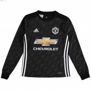 Maillot Manchester United Exterieur ML Enfant 2017 2018 Pas Cher