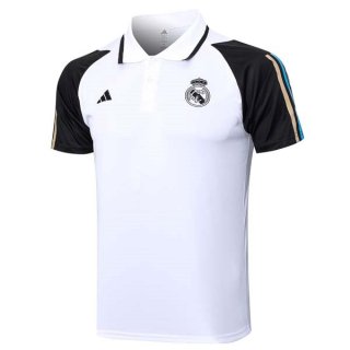Polo Real Madrid 2023 2024 Blanc Polo Real Madrid 2023 2024 Blanc